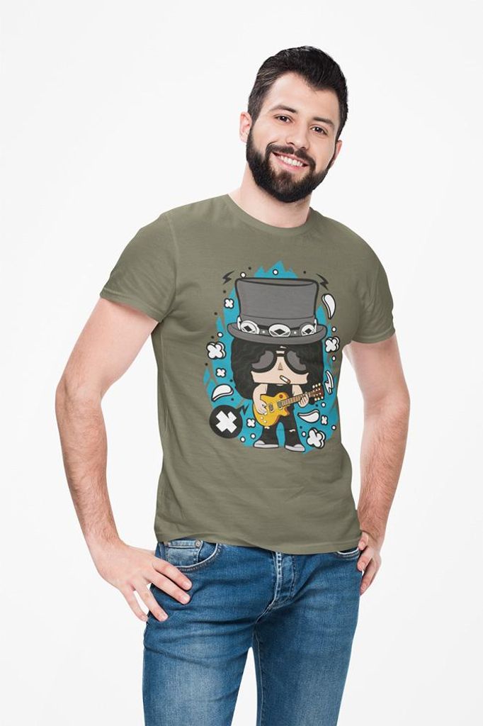 D&B Uni Polo PC00100 Slash MilitärGrün-Größe S