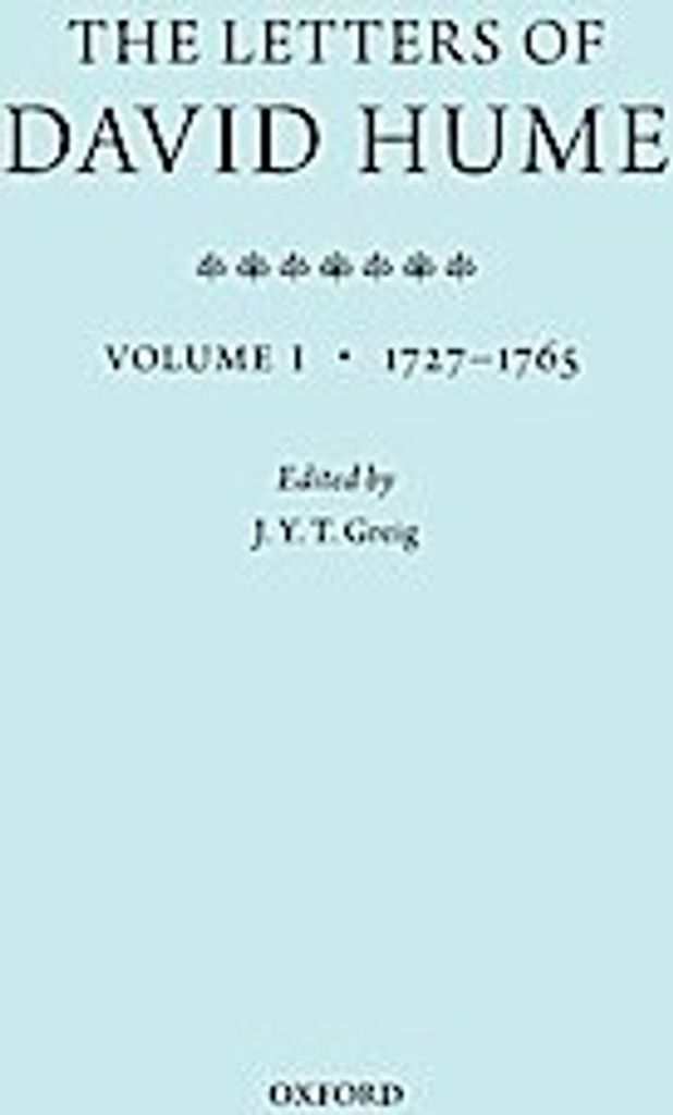 ISBN The Letters of David Hume ( Volume 1 ), 566 Seiten