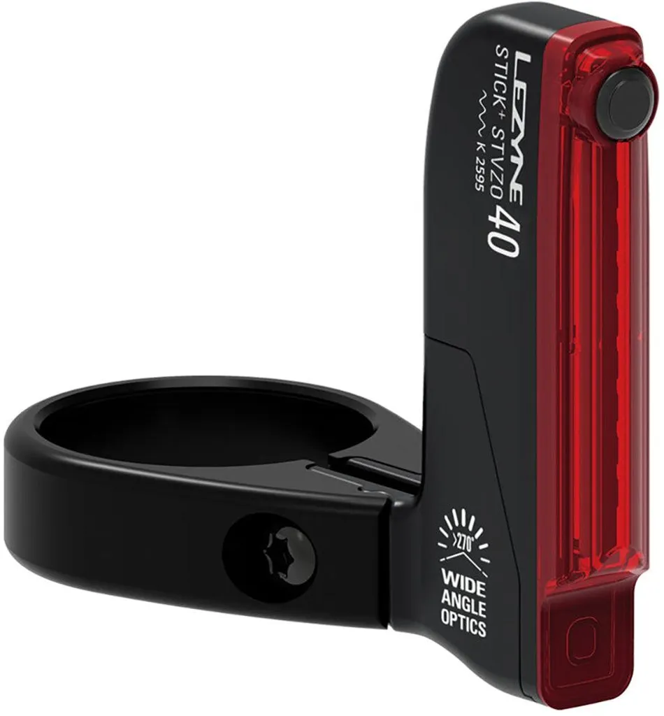 Feu de sécurité Lezyne Stick+ SC StVZO pour cyclisme urbain et route