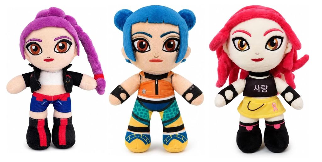 Set van 3 K-POP pluche knuffels: Rumi, Mira, Zoey Productafbeelding 