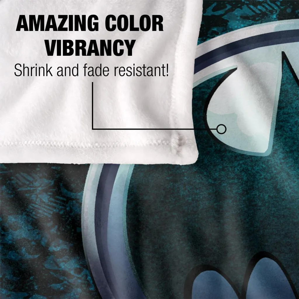 Couverture Batman Logo TV18528 Colorée en Microfibre Douce Taille Unique - 4