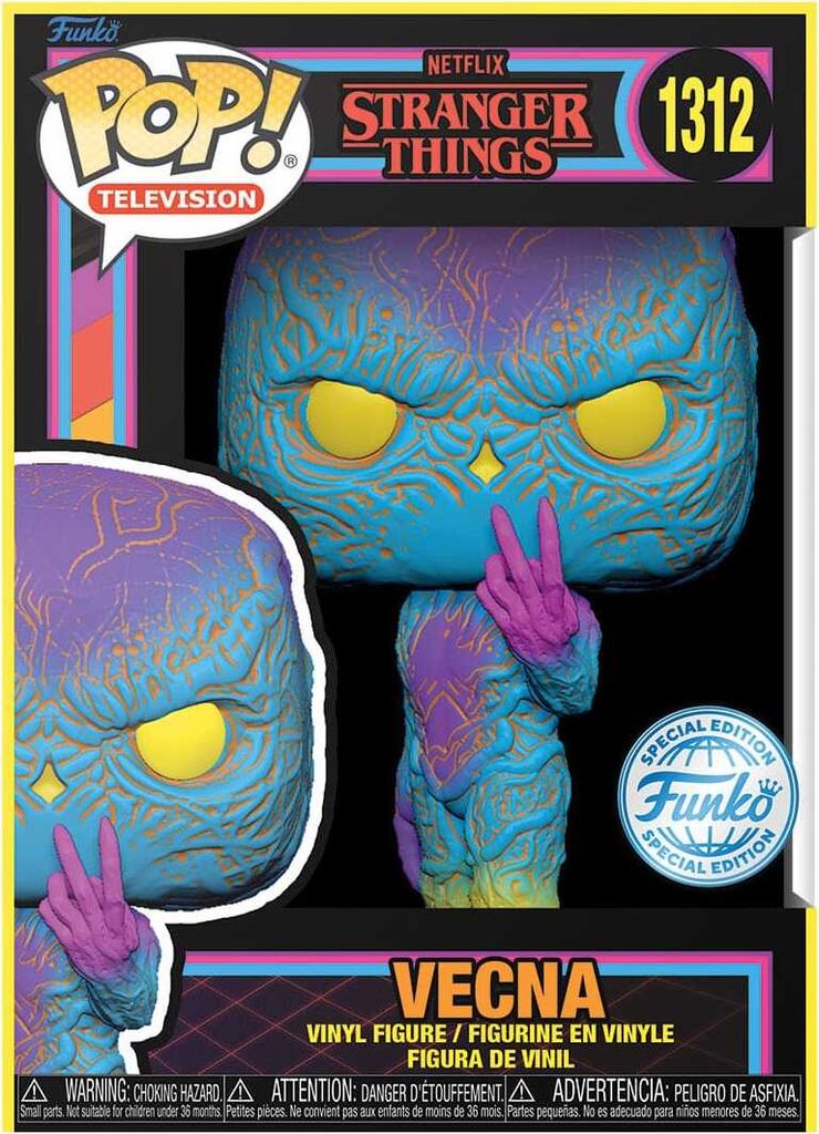 Stranger Things POP! TV Vinyl Figures Vecna(BLKLT) 9 cm Zdjęcie produktu 