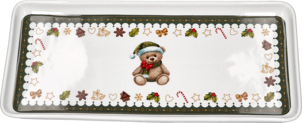 MamboCat Friend talerzyk na ciasto 35x15,5 cm porcelana Zdjęcie produktu 
