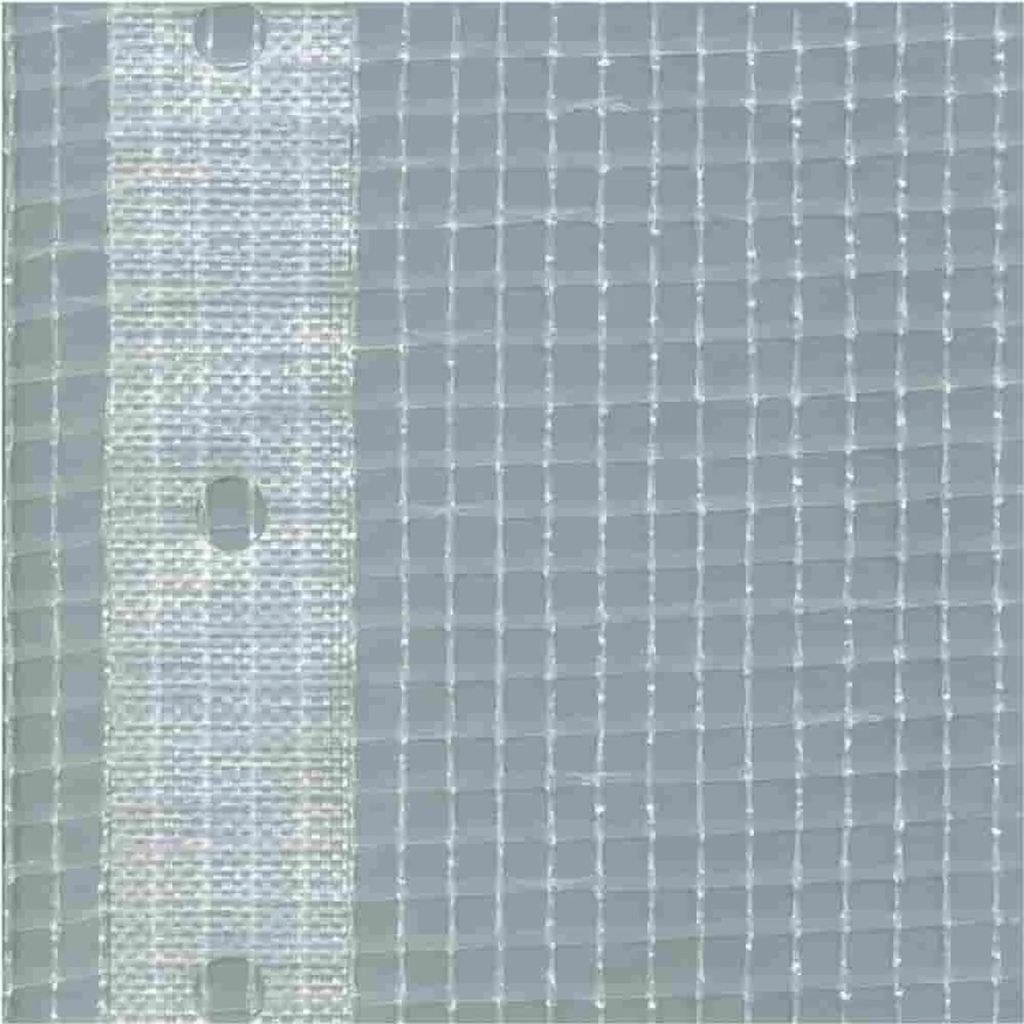 Gaaszeil voor Steigers 2,70 x 10 m 200 g/m² Wit Translucent Productafbeelding 