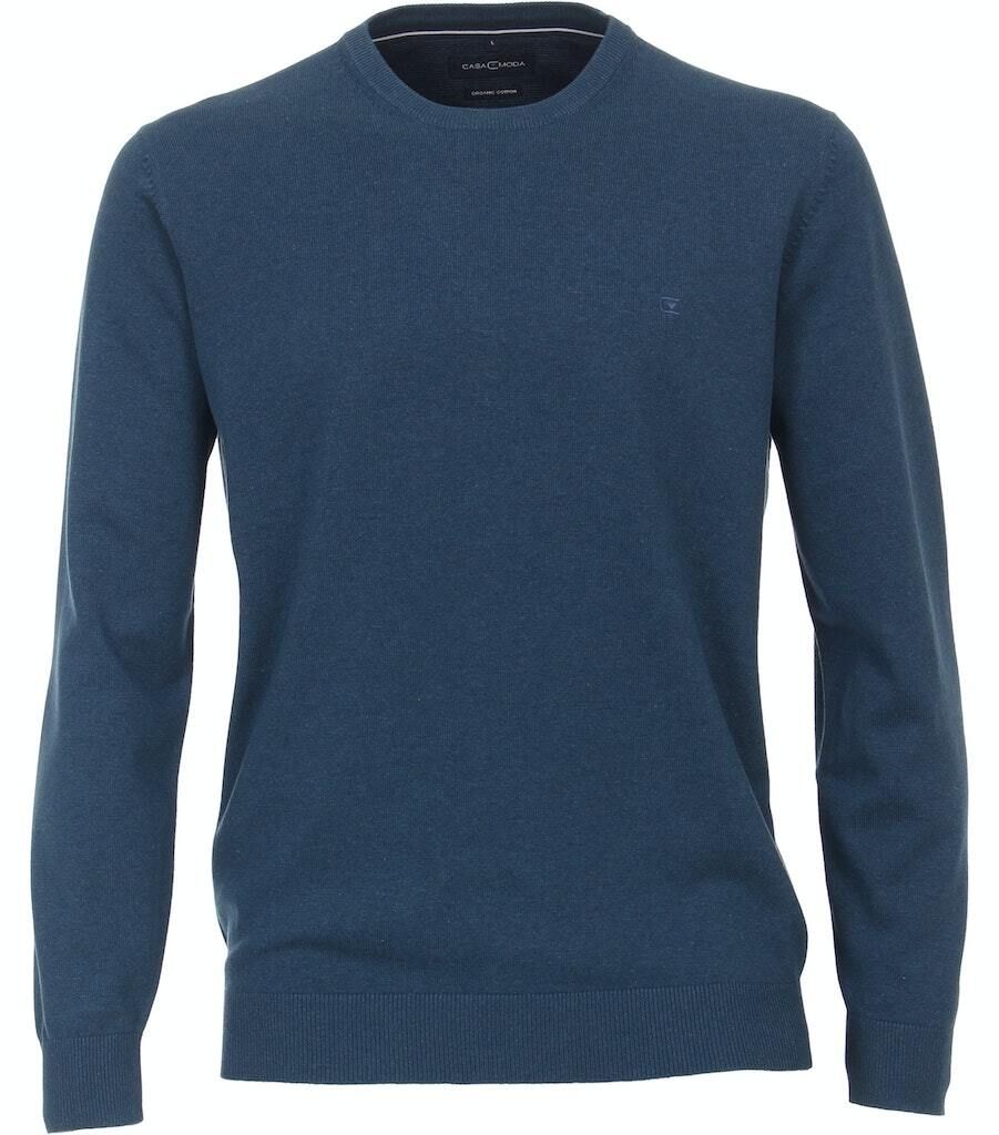 CASAMODA - Herren Pullover Rundhals (423980800), Größe: 6XL, Farbe: Petrol (153)