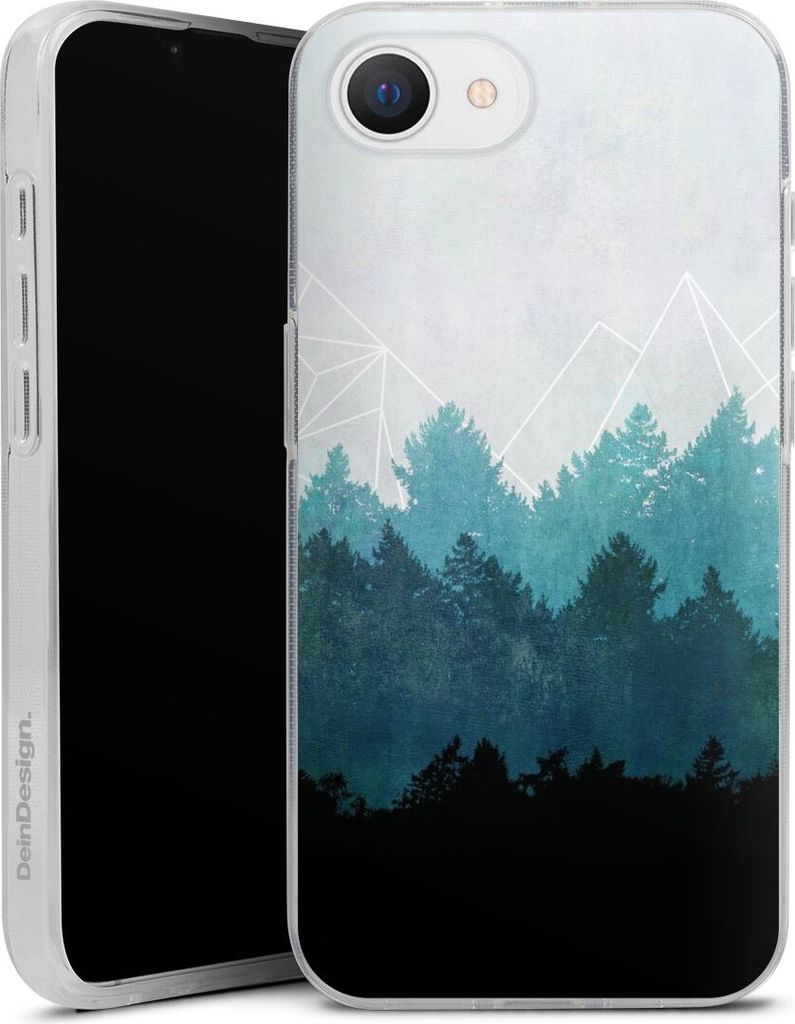 DeinDesign Handyhülle für Apple iPhone 16e Silikon Hülle Case Smartphone Schutzhülle Abstrakt Baum Wald