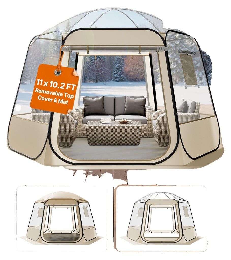 Tienda de burbujas inflable VEVOR, 336x305x220 cm, tienda Imagen del producto 