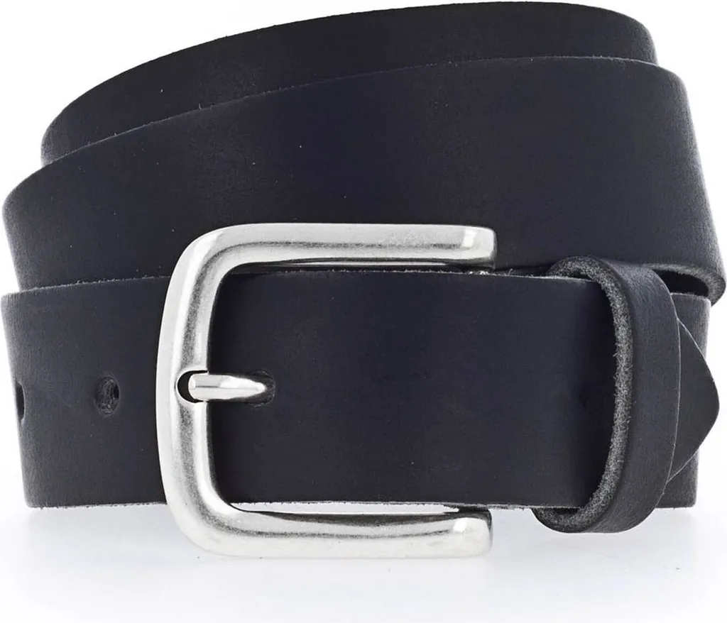 Vanzetti Pelle cintura 30mm Leather Belt W60 Black nero
