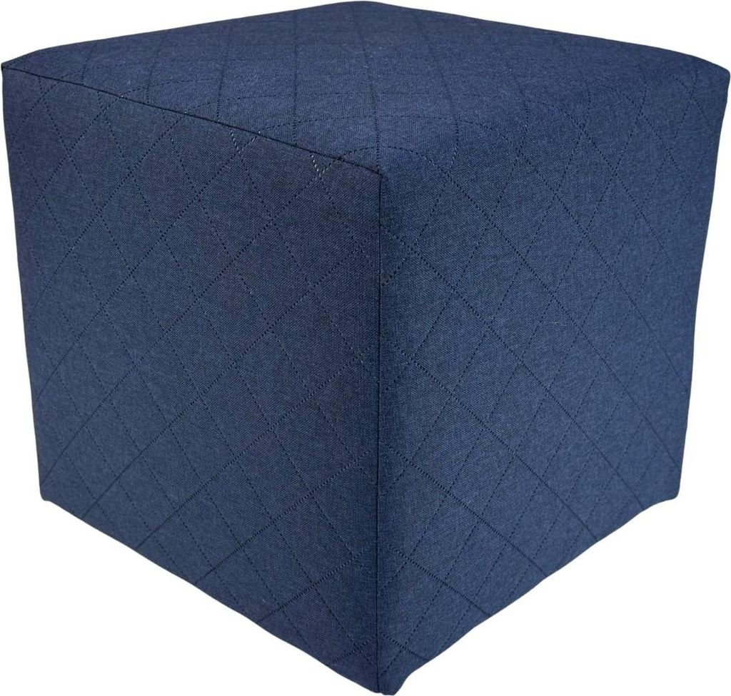Pufa kwadratowa 40x40 cm SAWANA pikowana eleganckie Zdjęcie produktu 