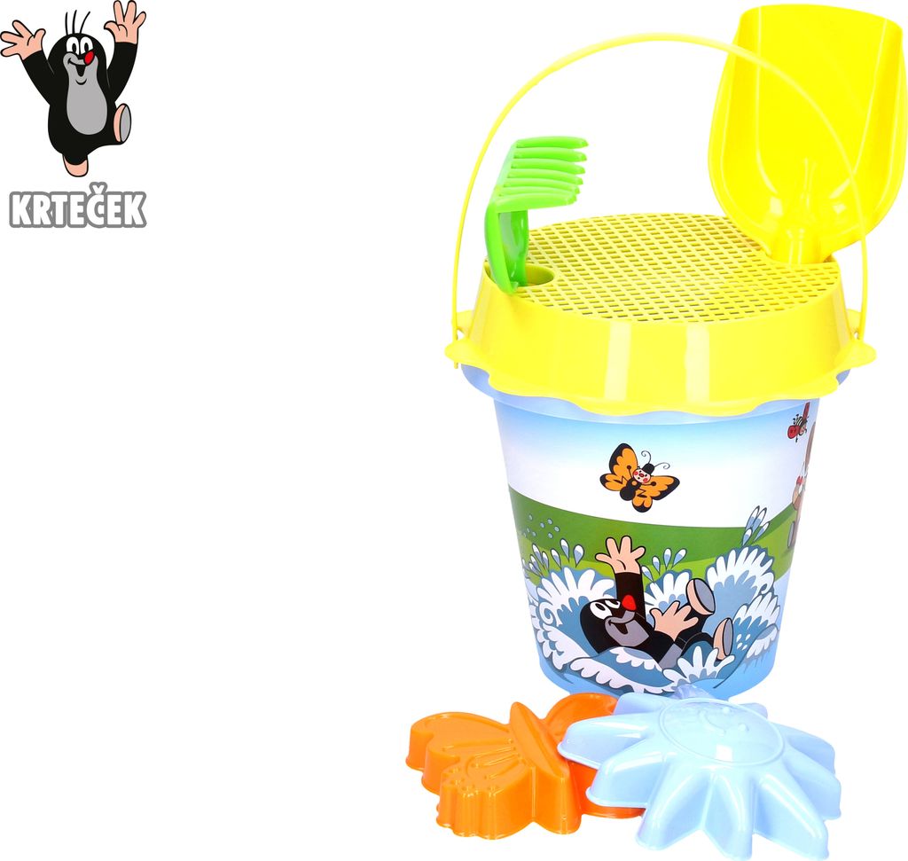 Sandspielzeug-Set „Krtek“ 1,5 l, blau