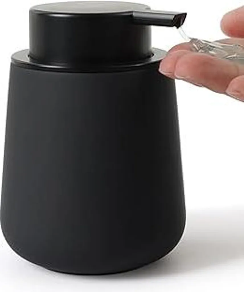 Dispenser Sapone Design Nero Bosilunlife | Vetroceramica per Bagni di Lusso