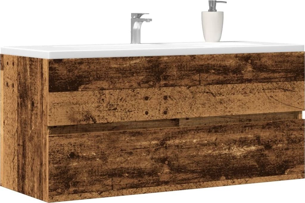 Maison Exclusive - Waschbeckenschrank Altholz-Optik 100x38,5x45 cm Holzwerkstoff