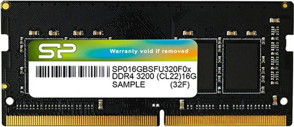Silicon Power DDR4 16GB PC 3200 CL22 (1x16GB) VALUE SO-DIMM Immagine del prodotto 