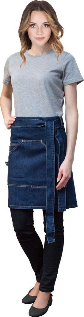 Jeansschürze für Damen 80x49 cm