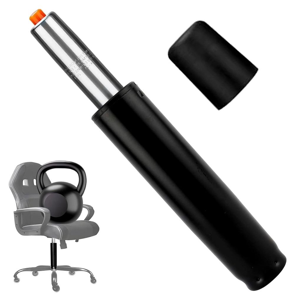 450 Lbs Schwarze Gasdruckfeder, Klasse 4 Ersatzgaslift für Bürostühle, Höhenverstellbare Gasfeder für Hocker, Drehstühle und Bürostühle (Ge...