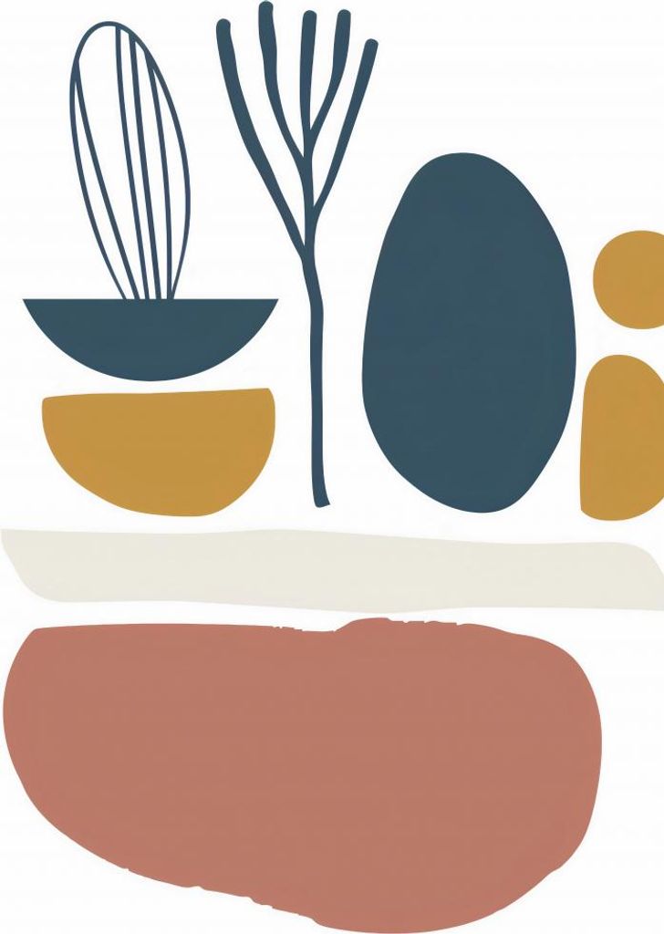 Plakat 61x91,5cm Stilvolle Pflanzenwelt