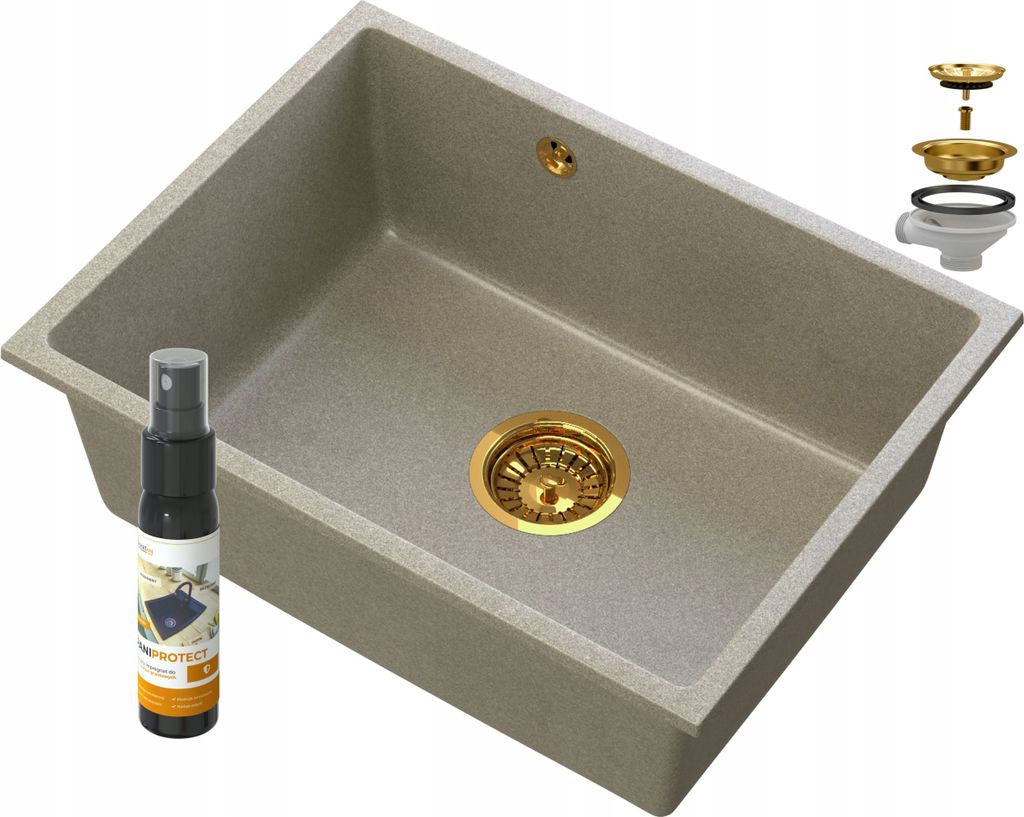 Manado Bronze Unterbauspüle Gold60