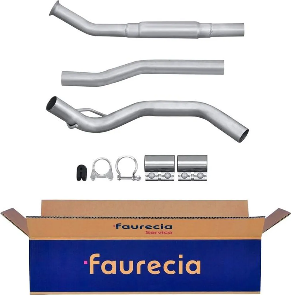 Tube intermédiaire d'échappement Faurecia pour Renault Twingo essence 1.2