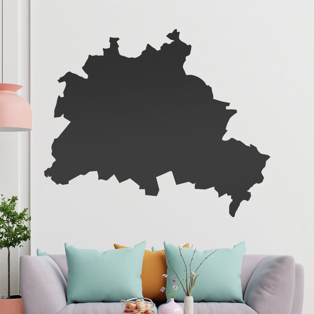 KIWISTAR Bundesland Berlin - Brandenburger Tor Wandtattoo in 6 Größen - Wandaufkleber Wall Sticker - Dekoration, Küche, Wohnzimmer, Schlafzimmer...