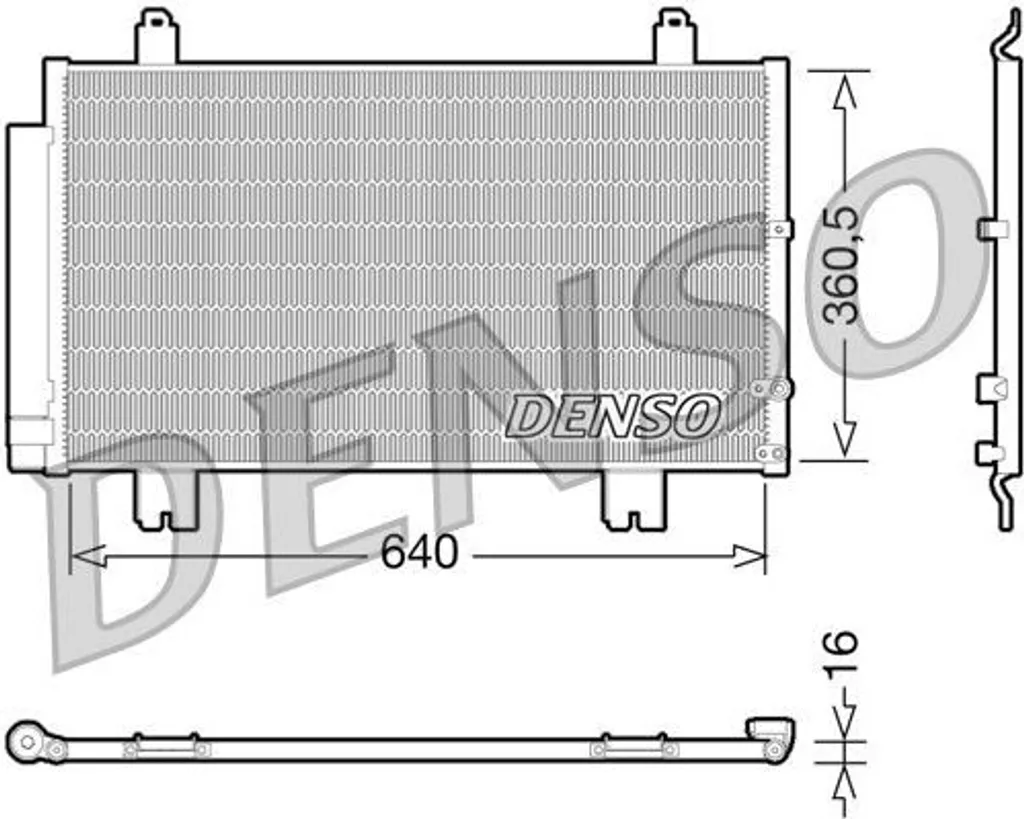Réparation Clim pour GS S19 : Condenseur DENSO DCN51005 OE 8846009020