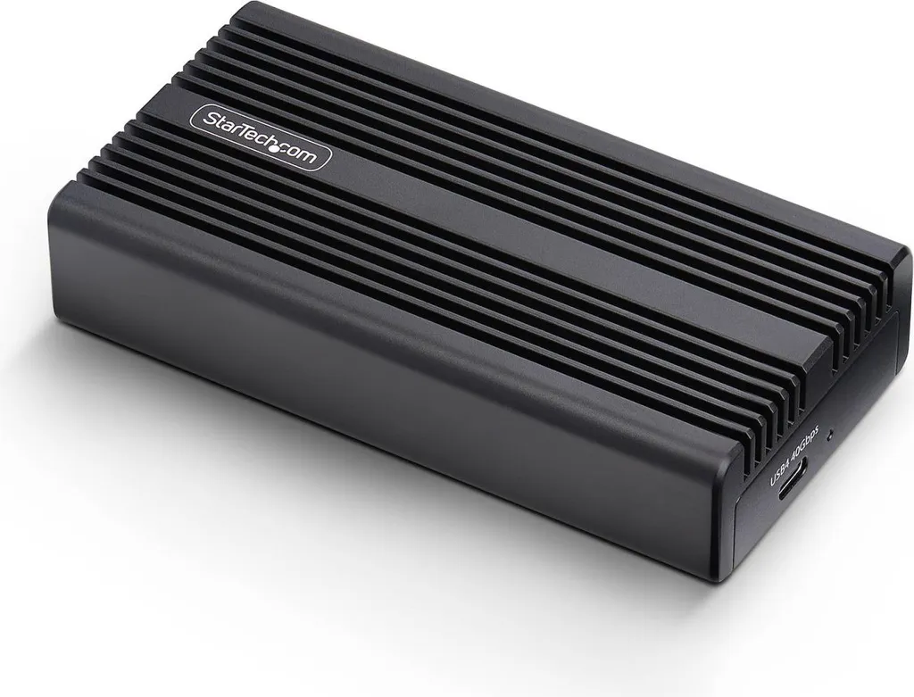 Châssis SSD M.2 NVMe 40 Gbit/s USB4 Haute Vitesse 1USB4-NVME-ENCLOSURE Noir