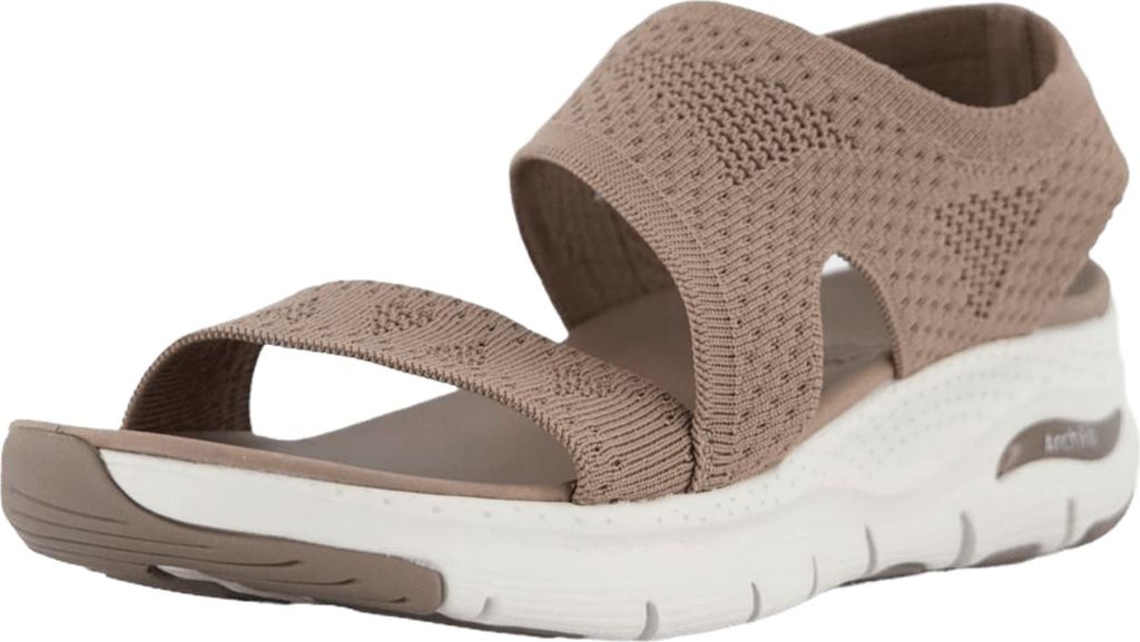 Skechers Komfort Sandalen Damen 31383035303236 Beige 43 EU Produktbild 