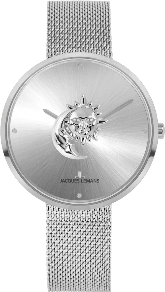 Montre Analogique Femme Jacques Lemans 1-2092M Argentée et Chic