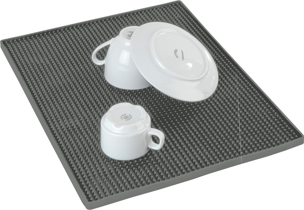 Abtropfmatte Maxi Grau, 40 x 30 cm Produktbild 