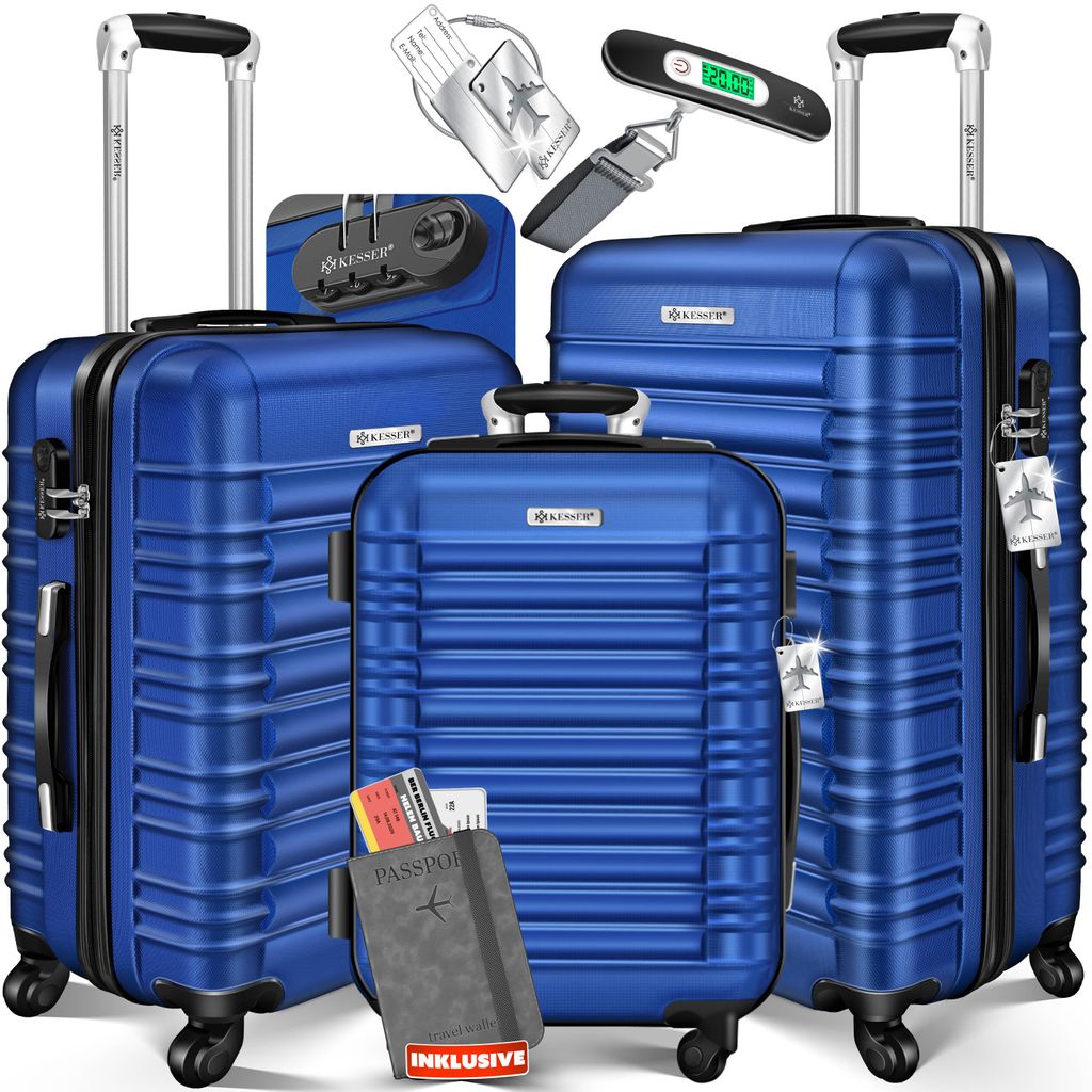KESSER® 3tlg. Hartschalenkofferset Hartschalenkoffer Produktbild 