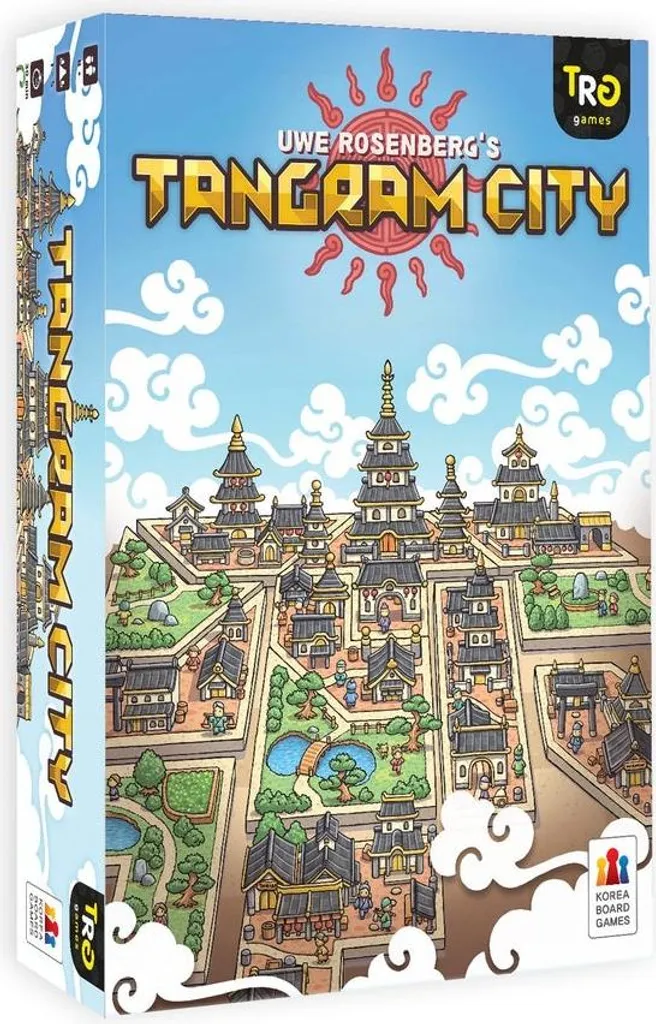 Puzzle Tangram en bois Ville de Tangram : jeu éducatif pour enfant