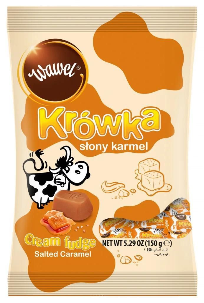 Wawel Krowka słony karmel Milchkaramellen salziges Karamell Produktbild 
