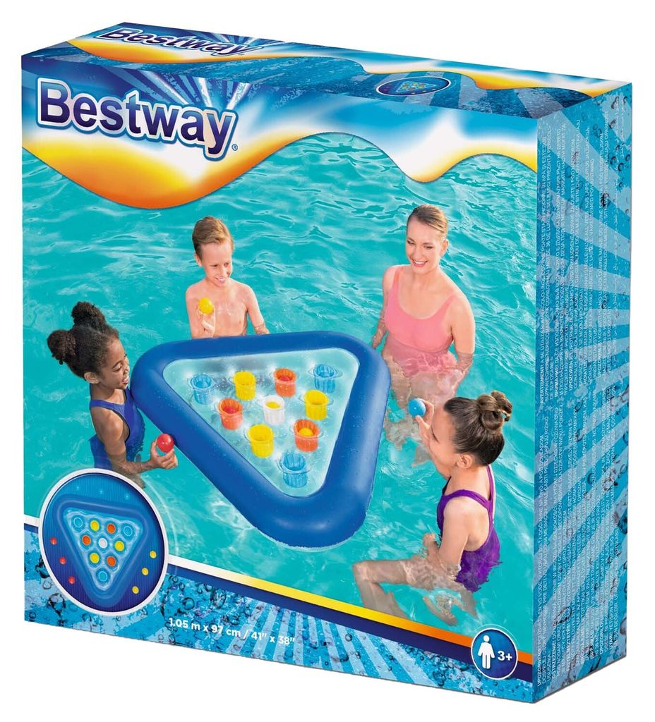 Bestway® Schwimmendes Pong-Spiel 105 x 79 cm Produktbild 