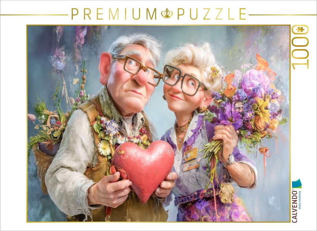 CALVENDO Puzzle Omas | 1000 Teile Lege-Größe 64x48cm Foto-Puzzle für glückliche Stunden