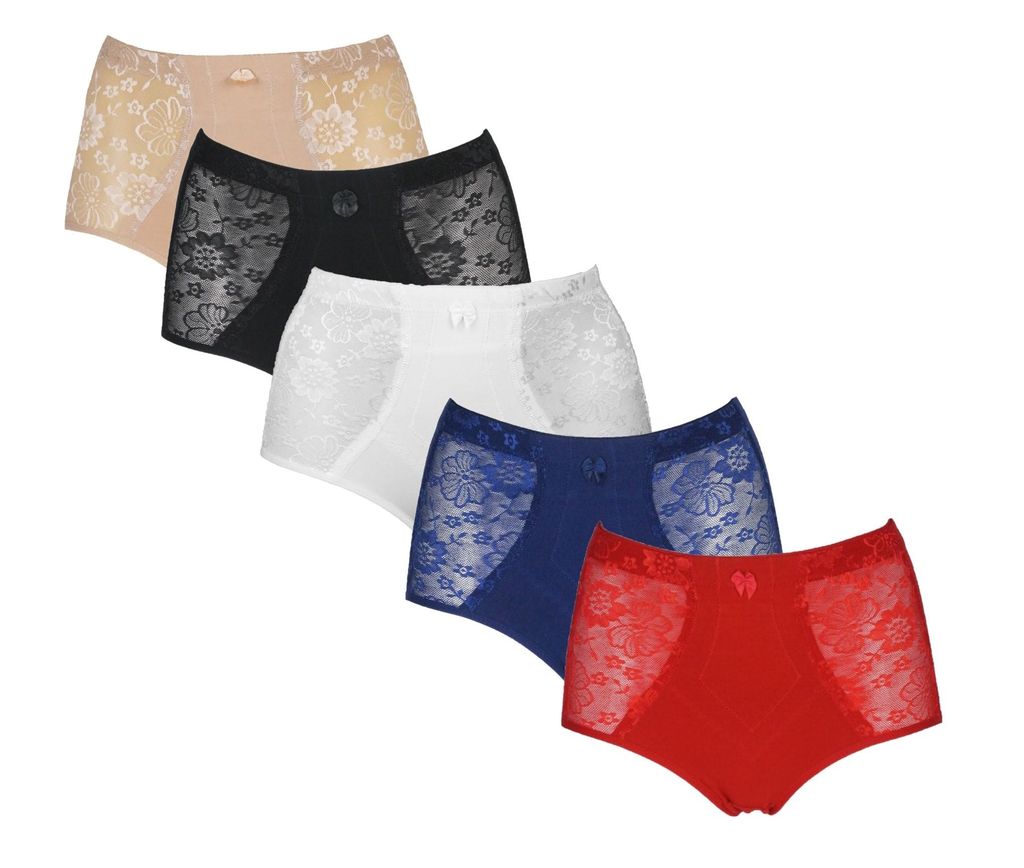 201 J&C Leicht formende Damen-Slips  im 5er-Pack – Produktbild 