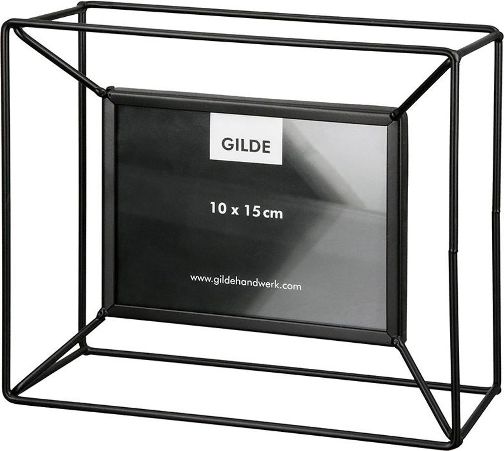 Gilde Metall Fotorahmen "Fokus" klein VE 4 69081 Produktbild 