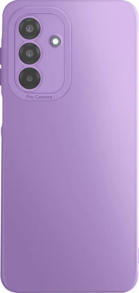 Custodia Antiurto Avizar Galaxy A17 Silicone Viola - Protezione Lenti