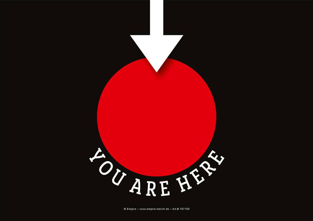 You are here - Sticker - Du bist hier Produktbild 