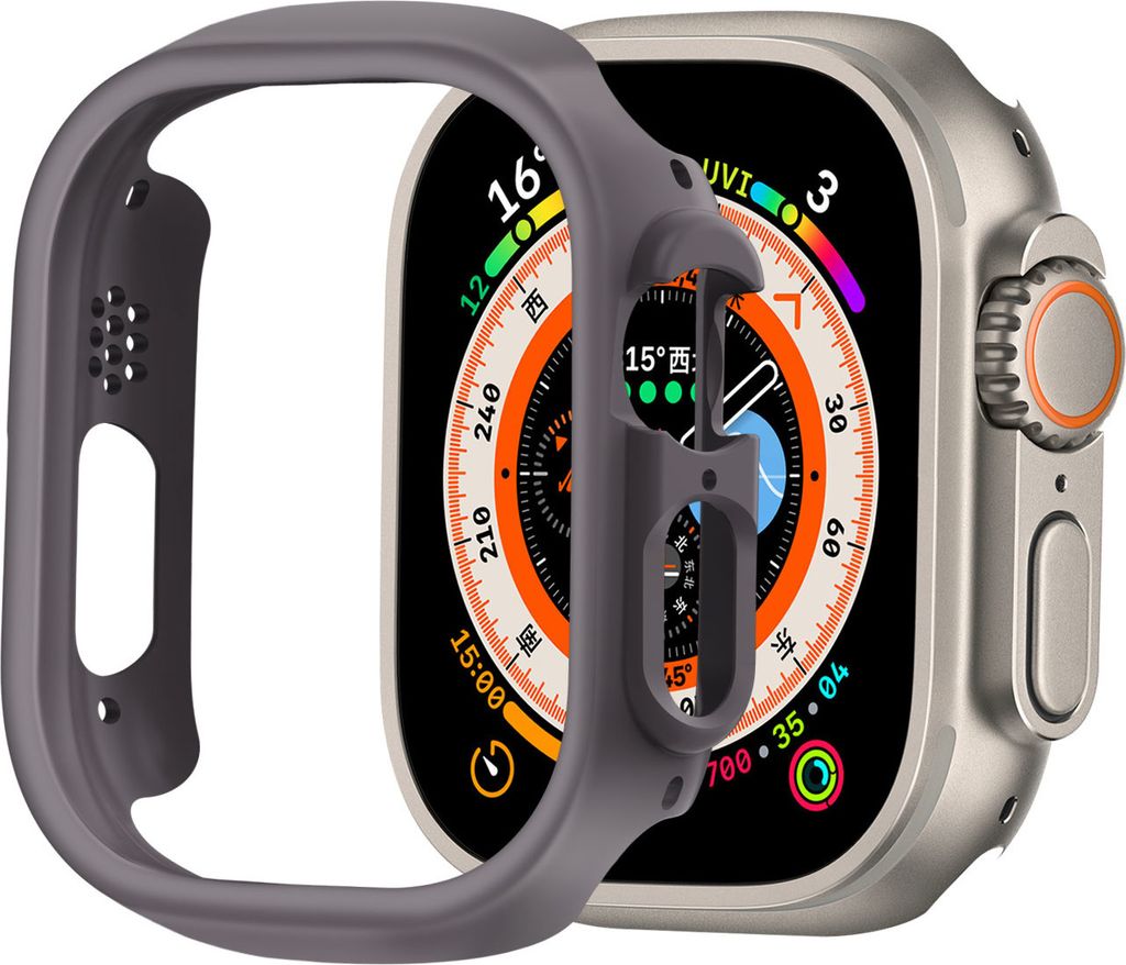 Strap-it Apple Watch Ultra Hard Case 49mm (Dunkelgrau)