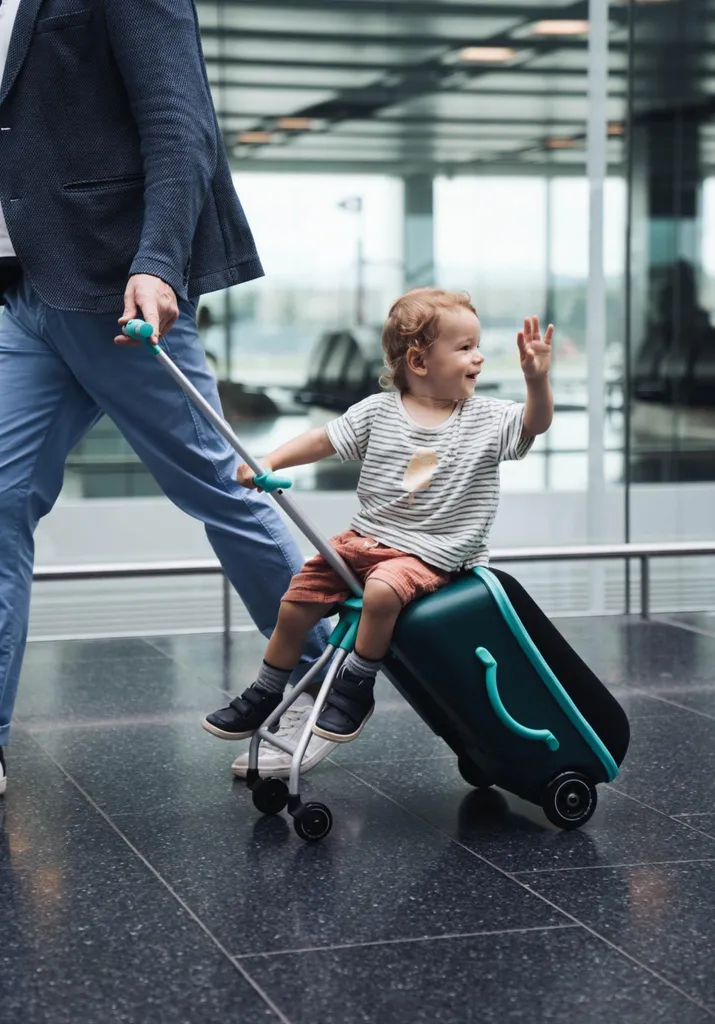 Micro Luggage Eazy Forest Green Valise à roulettes enfant polyvalente - 2