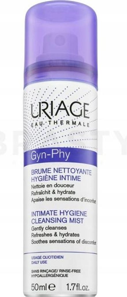 Uriage Gyn-Phy Nebel für die Intimpartien Intimate Hygiene Cleansing Mist 50 ml