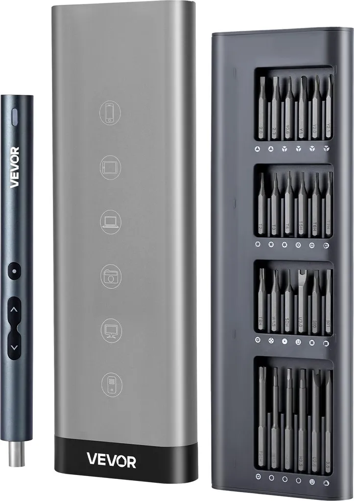 Mini Avvitatore Precisione VEVOR per Cellulari e Laptop | 48 Punte S2