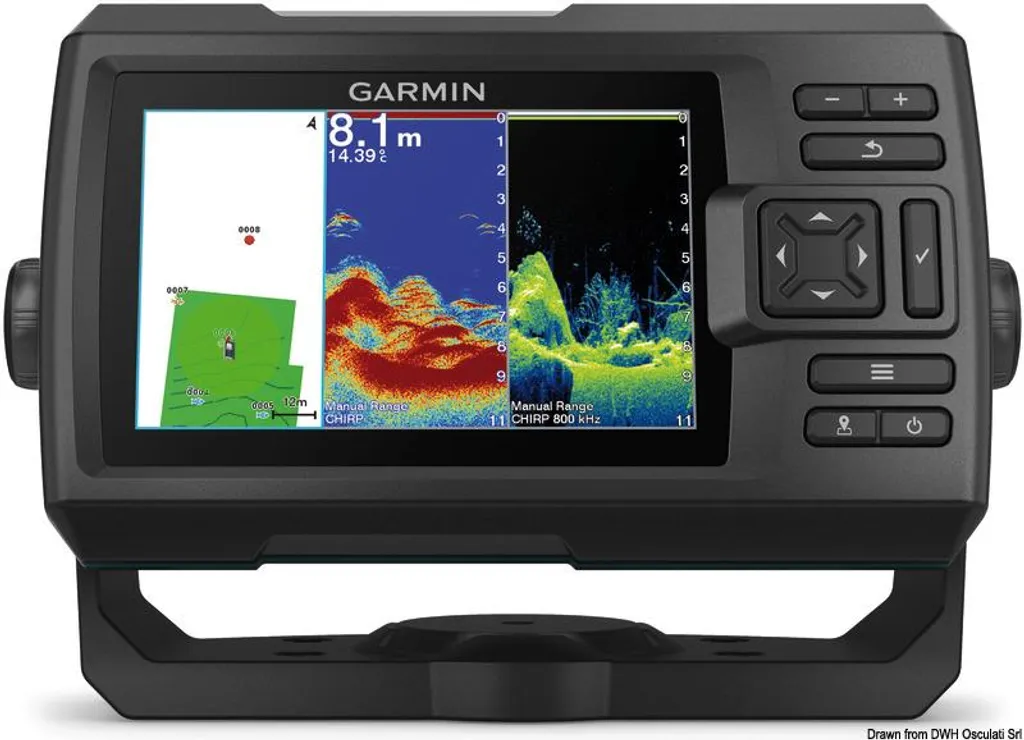Garmin Striker Vivid 5cv avec Technologie ClearVü et GPS Intégré Osculati