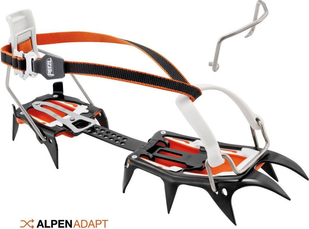 Petzl Vasak Leverlock Universel Steigeisen (Paar) schwarz/orange