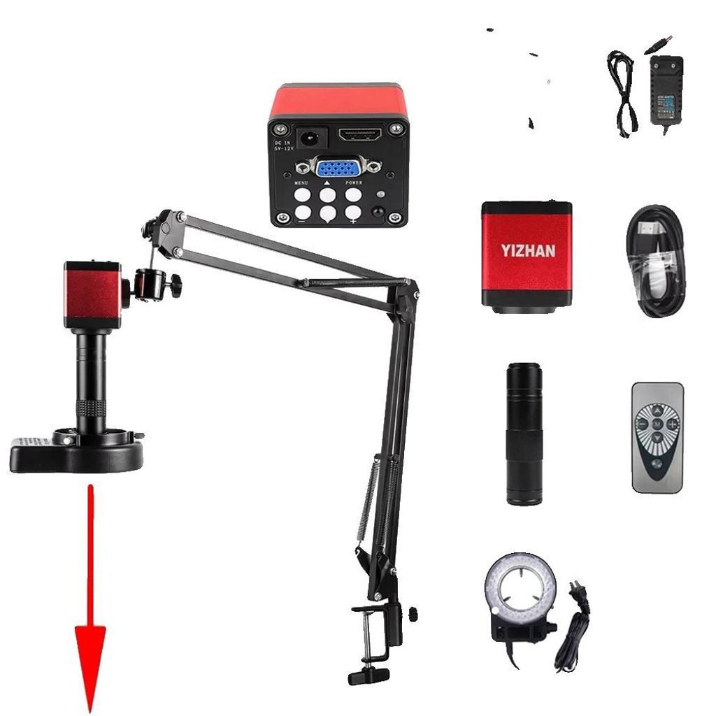 Digitalmikroskop, 4K-Auflösung, Fernbedienungsbetrieb, 13MP 60FPS Set, IMX415 Chip-a