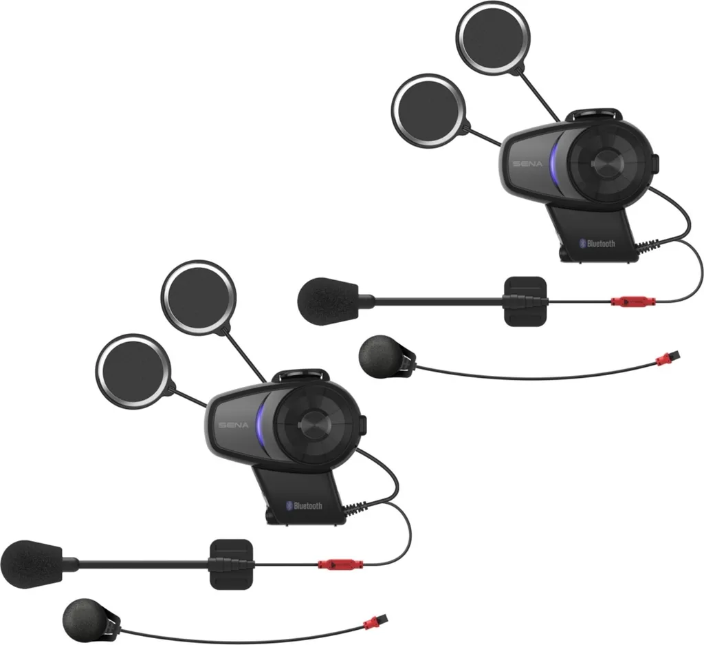 Double Intercom Bluetooth Moto Sena 10S01 : Kit Mains Libres Universel