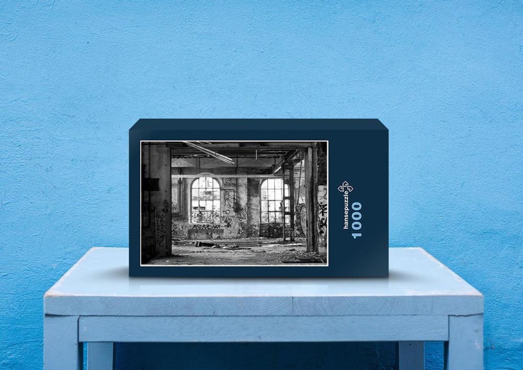 hansepuzzle 50021 - Grafiti Puzzle, 1000 Teile, Industrie, 60,0 x 46,0cm mit hochwertiger Aufbewahrung, Kartonbox und wiederverschließbarem Beutel