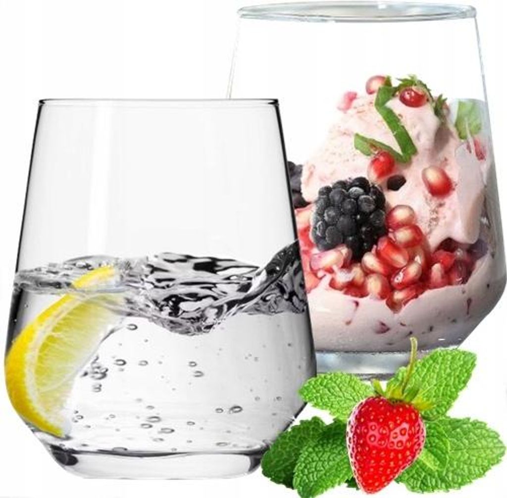 KROSNO Gläser 6x400ml FÜR GETRÄNKE WASSER SÄFTE COCKTAILS Produktbild 