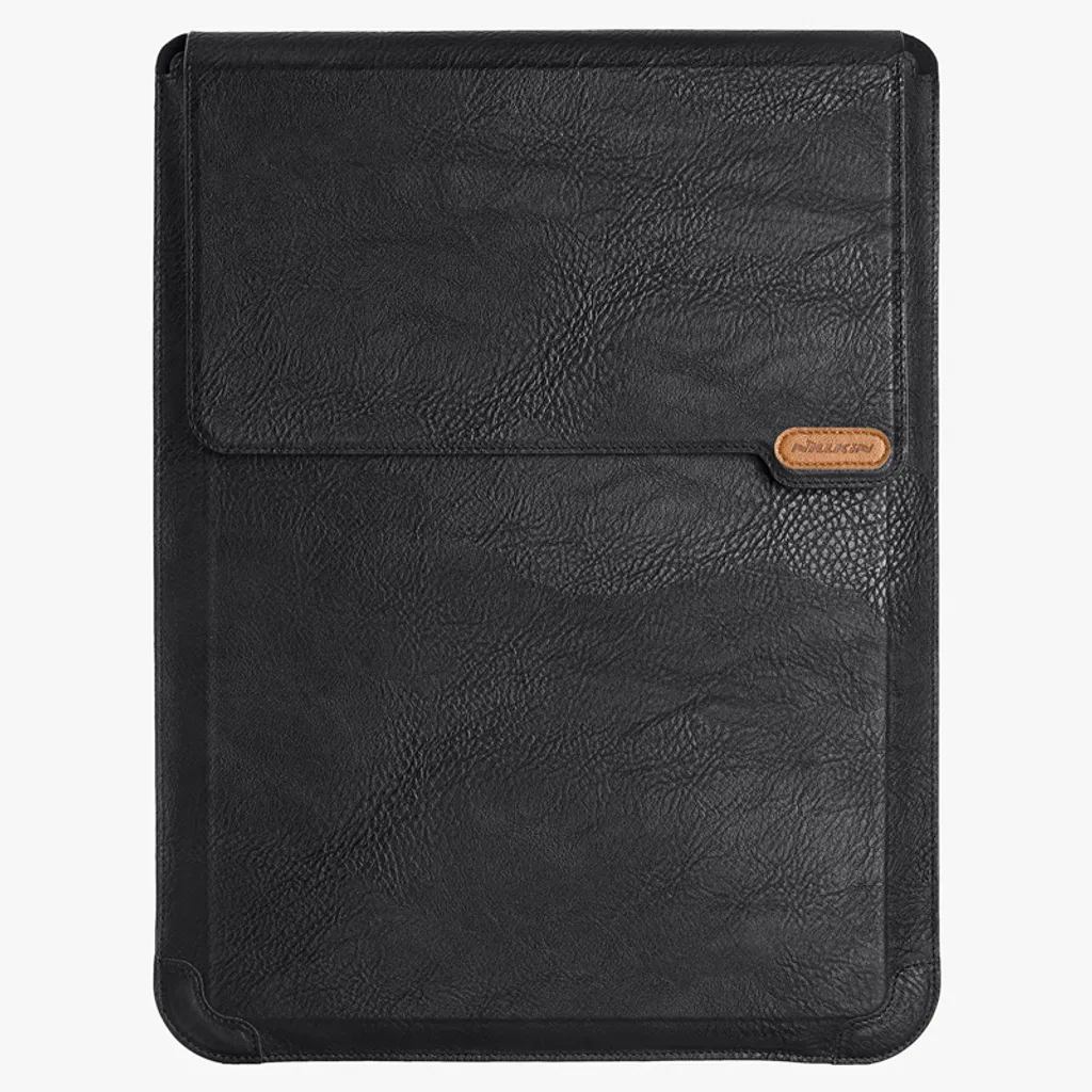 Nillkin Custodia Laptop 14" con Supporto e Tappetino Mouse - Pelle PU Nero