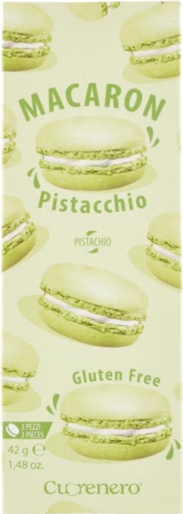 Macaron Pistacchio 42g - Cuorenero Produktbild 