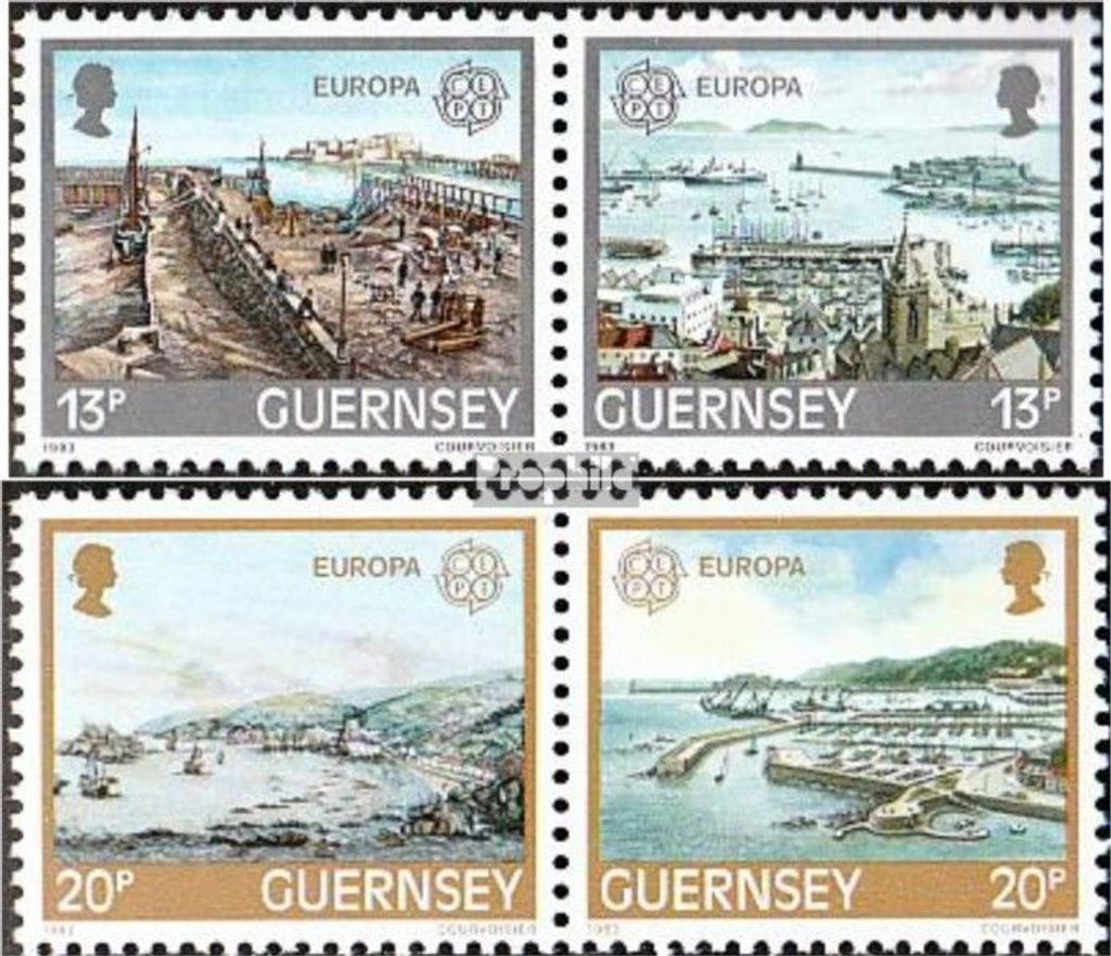 Briefmarken GB - Guernsey 1983 Mi 265-268 Paare Produktbild 